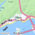 Peta wilayah Sham Tseng, Hong Kong-Cina