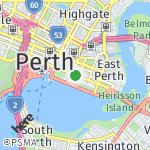 Peta lokasi: Perth, Australia