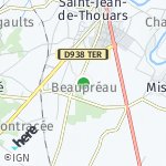 Peta lokasi: Beaupréau, Prancis