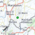 Peta lokasi: Ain Arab Marjaayoun, Lebanon