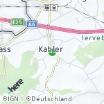 Peta lokasi: Kahler, Luksemburg