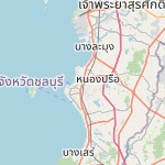 Peta lokasi: Pattaya, Thailand untuk keperluan jadwal sholat