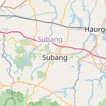 Peta lokasi: Subang, Indonesia untuk keperluan jadwal sholat