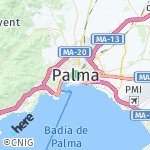 Peta lokasi: Palma, Spanyol