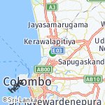 Peta lokasi: Wattala, Sri Lanka