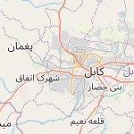 Peta lokasi: Kabul, Afghanistan