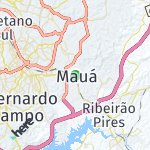 Peta lokasi: Mauá, Brasil