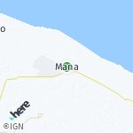 Peta lokasi: Mana, Guiana Prancis