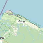 Peta lokasi: Mana, Guiana Prancis