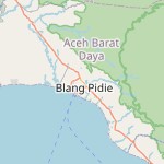 Peta lokasi: Aceh Barat Daya, Indonesia untuk keperluan jadwal sholat