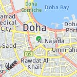 Peta lokasi: Mushaireb, Qatar