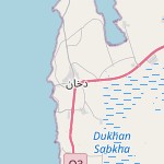 Peta lokasi: Dukhan, Qatar