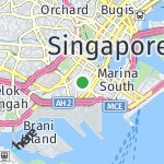 Peta lokasi: Tanjong Pagar, Singapura