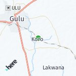 Peta lokasi: Koro, Uganda