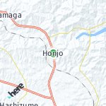 Peta lokasi: Honjo, Jepang