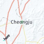 Peta lokasi: Cheongju, Korea Selatan
