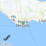 Peta lokasi: Ponta Delgada, Portugal