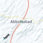 Peta lokasi: Abbottabad, Pakistan