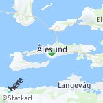 Peta lokasi: Ålesund, Norwegia