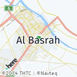 Peta lokasi: Al Basrah, Iraq