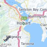 Peta lokasi: Hobart, Australia