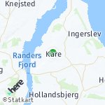 Peta lokasi: Kare, Denmark