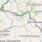 Peta lokasi: La Palma, El Salvador