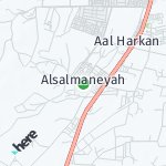 Peta lokasi: Alsalmaneyah, Arab Saudi
