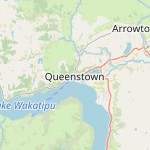 Peta lokasi: Queenstown, Selandia Baru