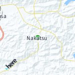 Peta lokasi: Nakatsu, Jepang