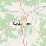 Peta lokasi: Kastamonu, Turki untuk keperluan jadwal sholat