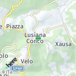 Peta lokasi: Lusiana, Italia