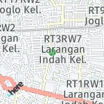 Peta lokasi: Larangan Indah, Indonesia