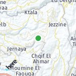 Peta lokasi: Sinai, Lebanon