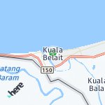 Peta lokasi: Kuala Belait, Brunei Darussalam