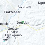 Peta lokasi: Dresden, Afrika Selatan