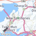 Peta lokasi: Yuen Long, Hong Kong-Cina