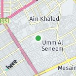 Peta lokasi: Umm Al Seneem, Qatar