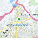 Peta lokasi: Ciudad Jardín, Spanyol