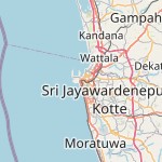 Peta lokasi: Kolombo, Sri Lanka