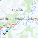 Peta lokasi: Yelwan, India