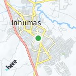 Peta lokasi: Inhumas, Brasil