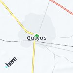 Peta lokasi: Guayos, Kuba