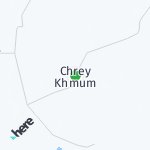 Peta lokasi: Chrey Khmum, Kamboja