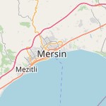 Peta lokasi: Mersin, Turki