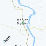 Peta wilayah Melawi, Mesir