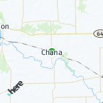 Peta lokasi: Chana, Amerika Serikat