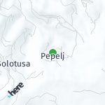 Peta lokasi: Pepelj, Serbia