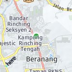 Peta lokasi: Bandar Rinching, Malaysia