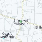 Peta wilayah Sharqiyat Mubashir, Mesir
